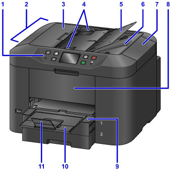 Canon : MAXIFY 설명서 : MB2300 Series : 앞면